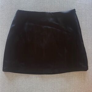 Abercrombie Scarlett Mini Short Size Small Black Satin